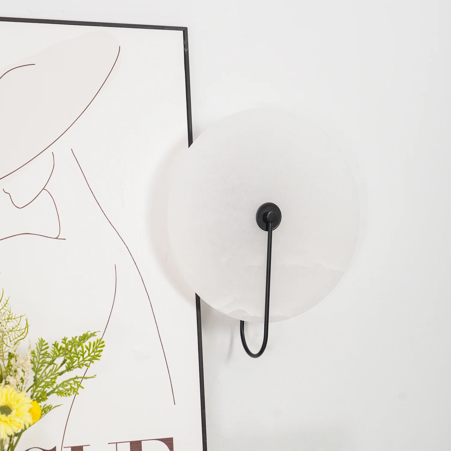 Alabaster LED Plug-In Wall Lamp - Image 59