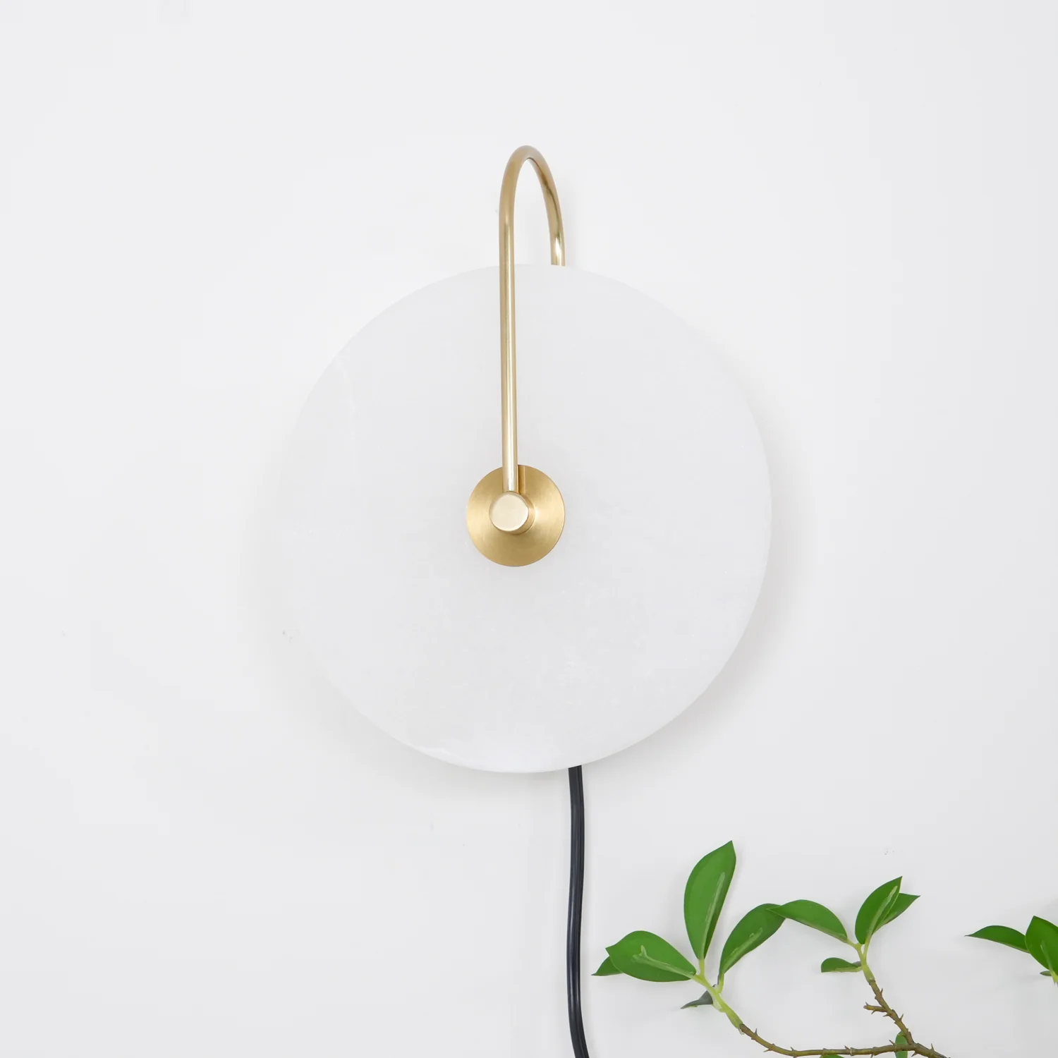 Alabaster LED Plug-In Wall Lamp - Image 62