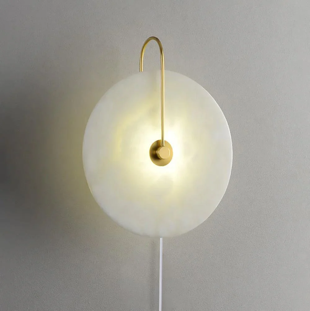 Alabaster LED Plug-In Wall Lamp - Image 66