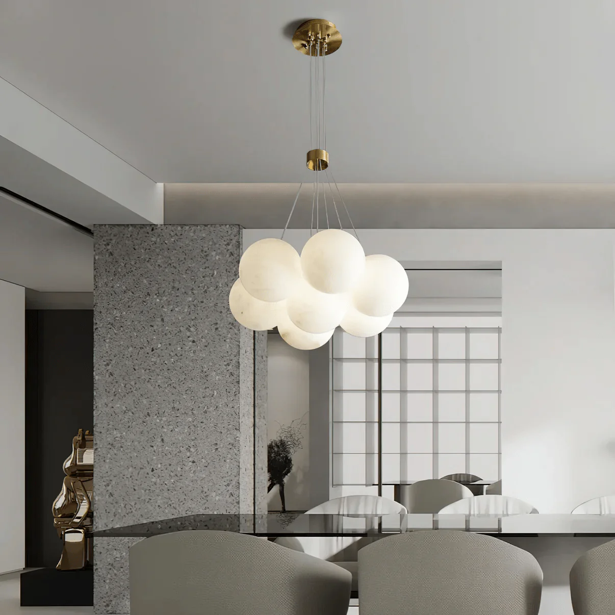Alabaster Balls Chandelier - Image 11