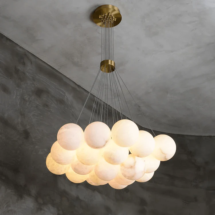Alabaster Balls Chandelier - Image 13