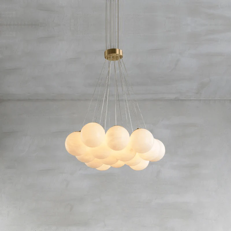 Alabaster Balls Chandelier - Image 14