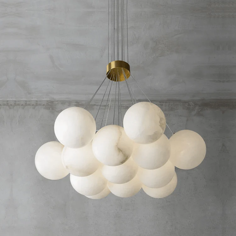 Alabaster Balls Chandelier - Image 15