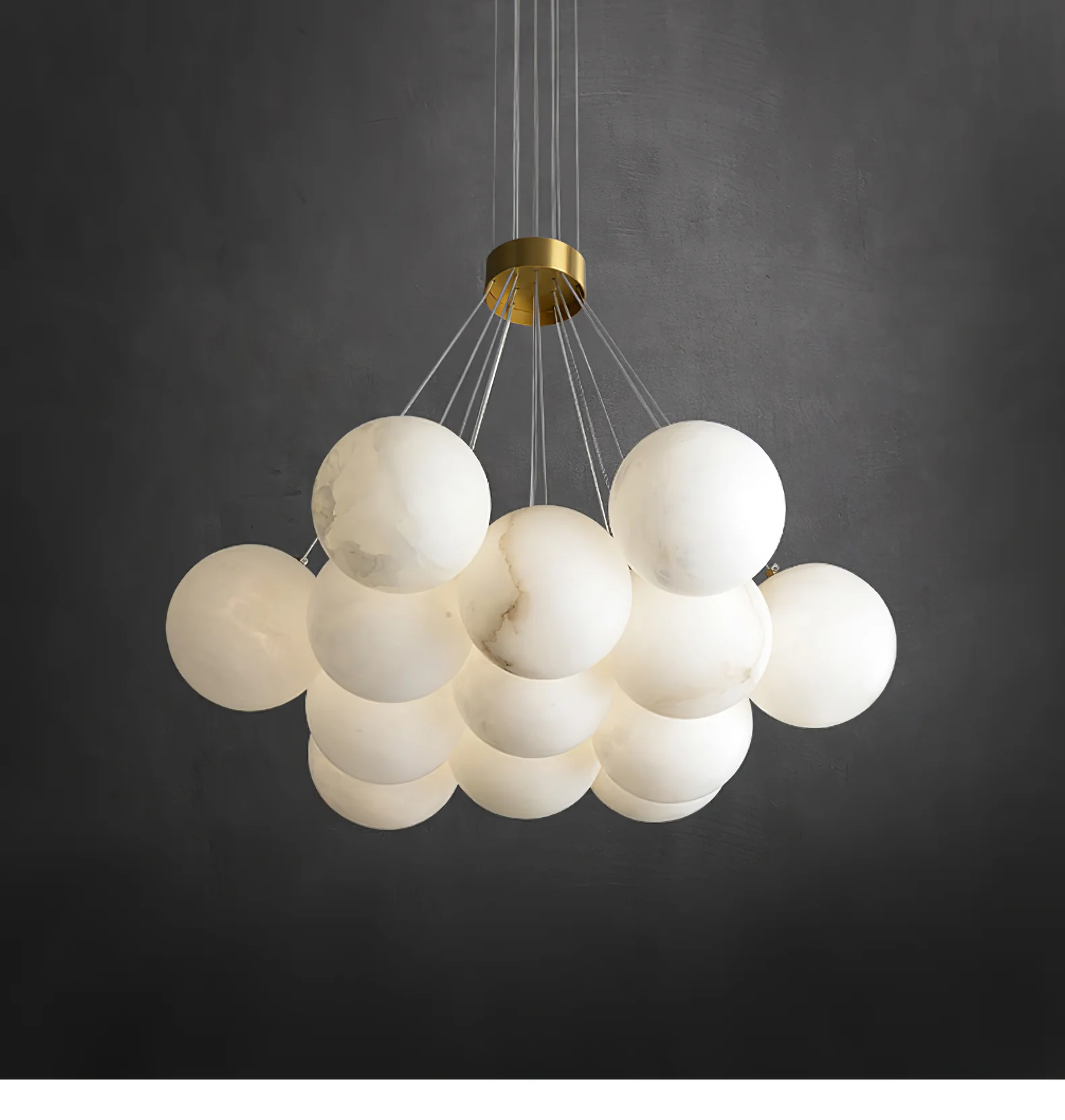 Alabaster Balls Chandelier - Image 23