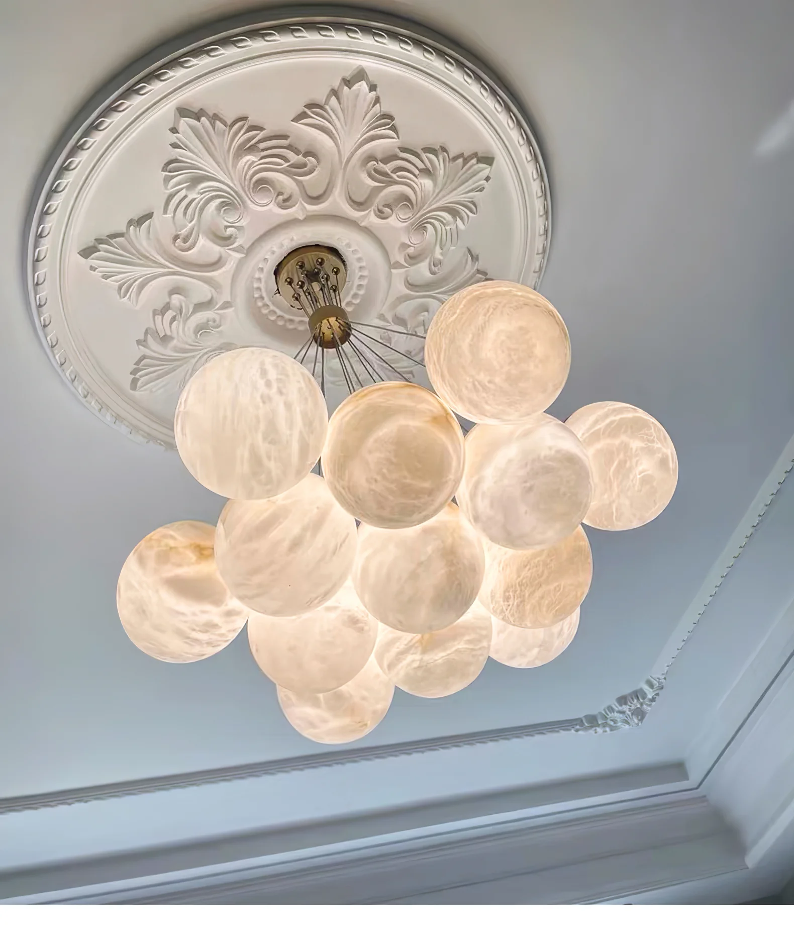 Alabaster Balls Chandelier - Image 24