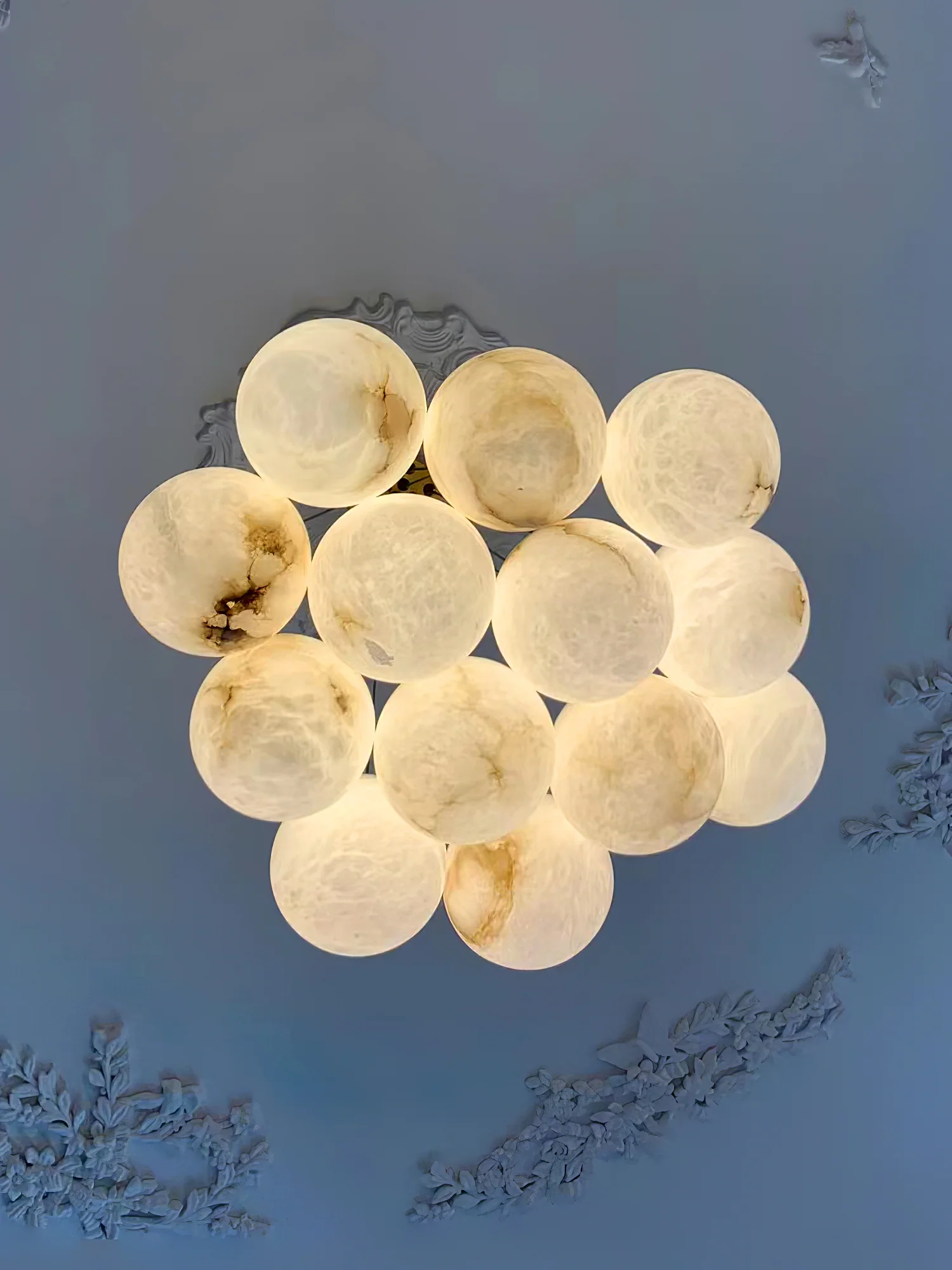 Alabaster Balls Chandelier - Image 29