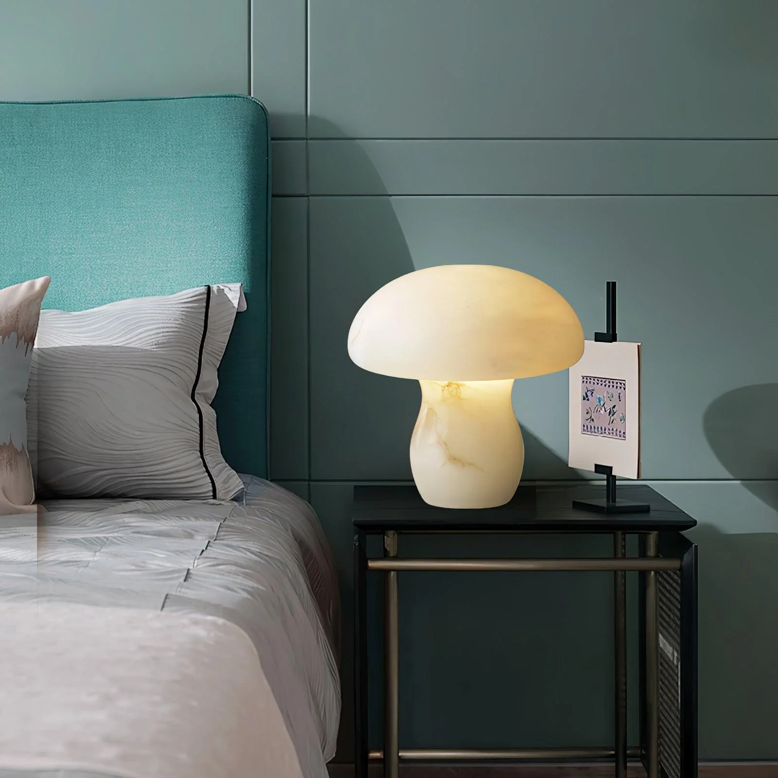 Alabaster Mushroom Table Lamp - Image 12