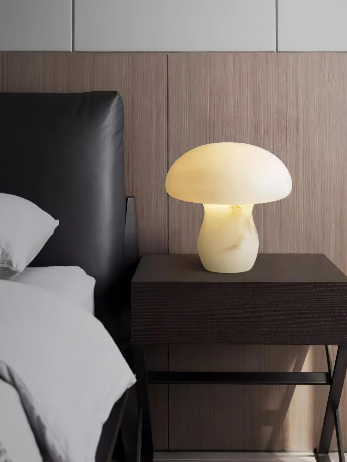 Alabaster Mushroom Table Lamp - Image 13