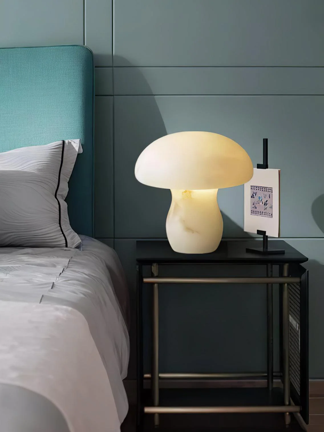 Alabaster Mushroom Table Lamp - Image 14