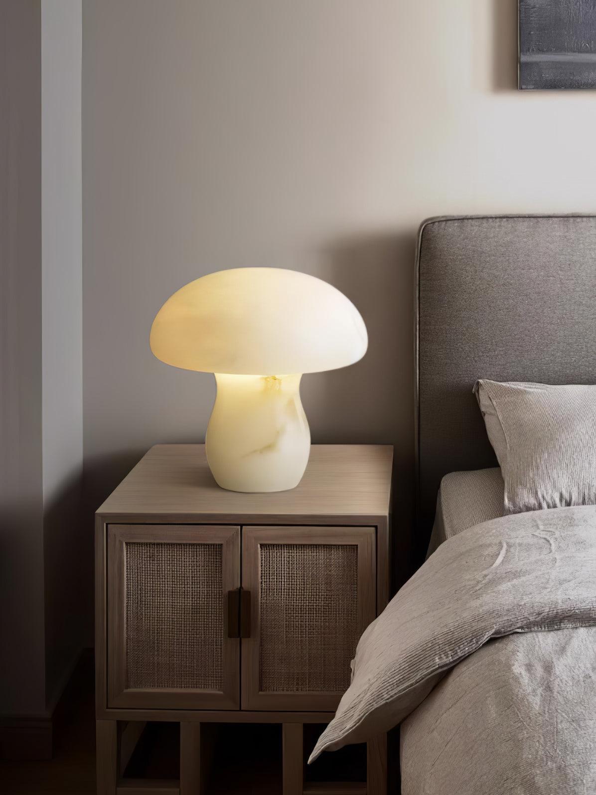Alabaster Mushroom Table Lamp - Image 15