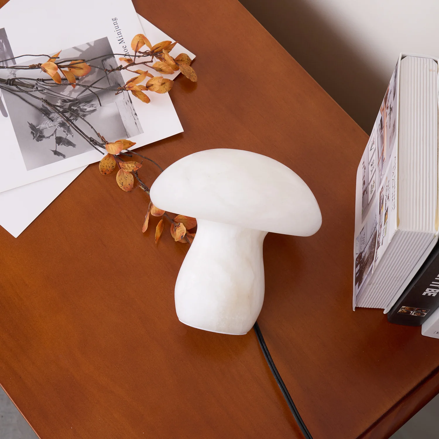 Alabaster Mushroom Table Lamp - Image 26