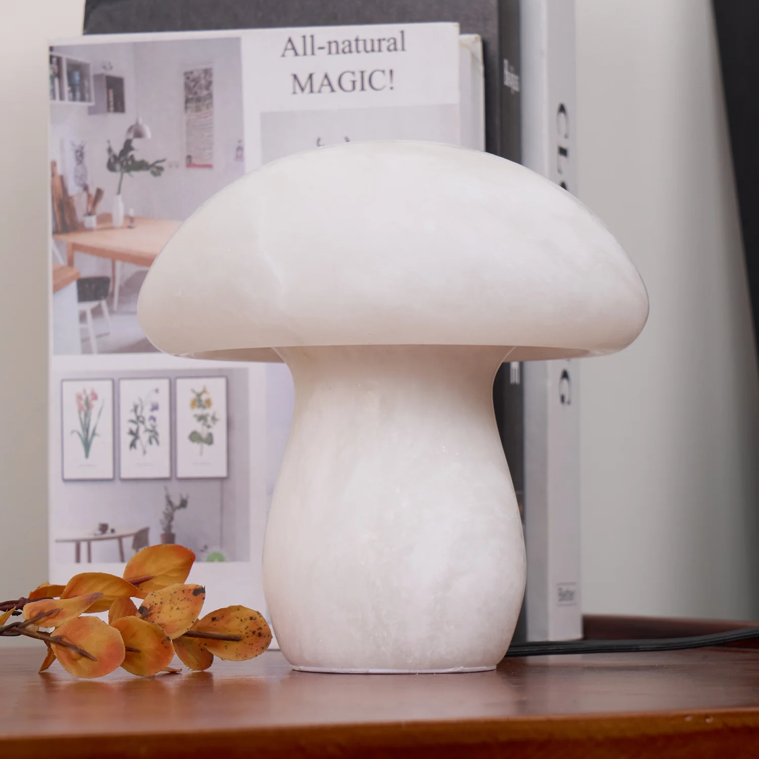 Alabaster Mushroom Table Lamp - Image 32
