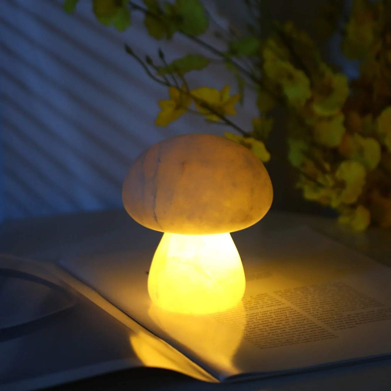Alabaster Mushroom Table Lamp - Image 41