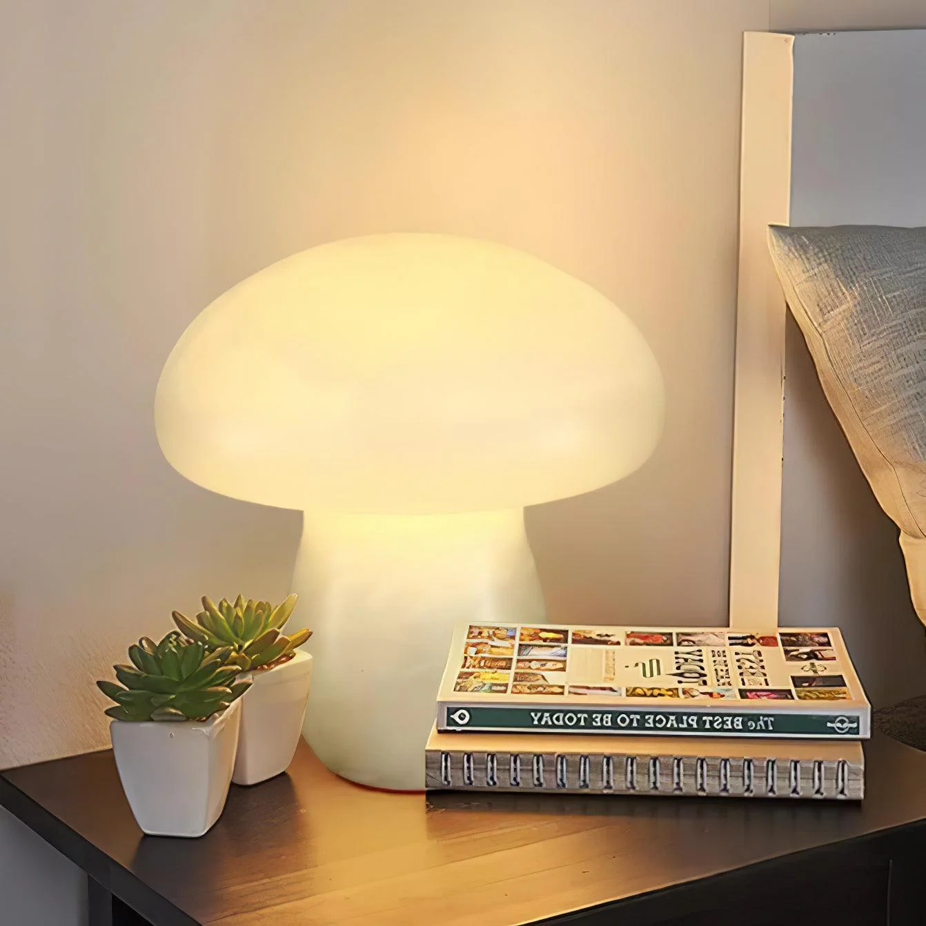 Alabaster Mushroom Table Lamp - Image 6
