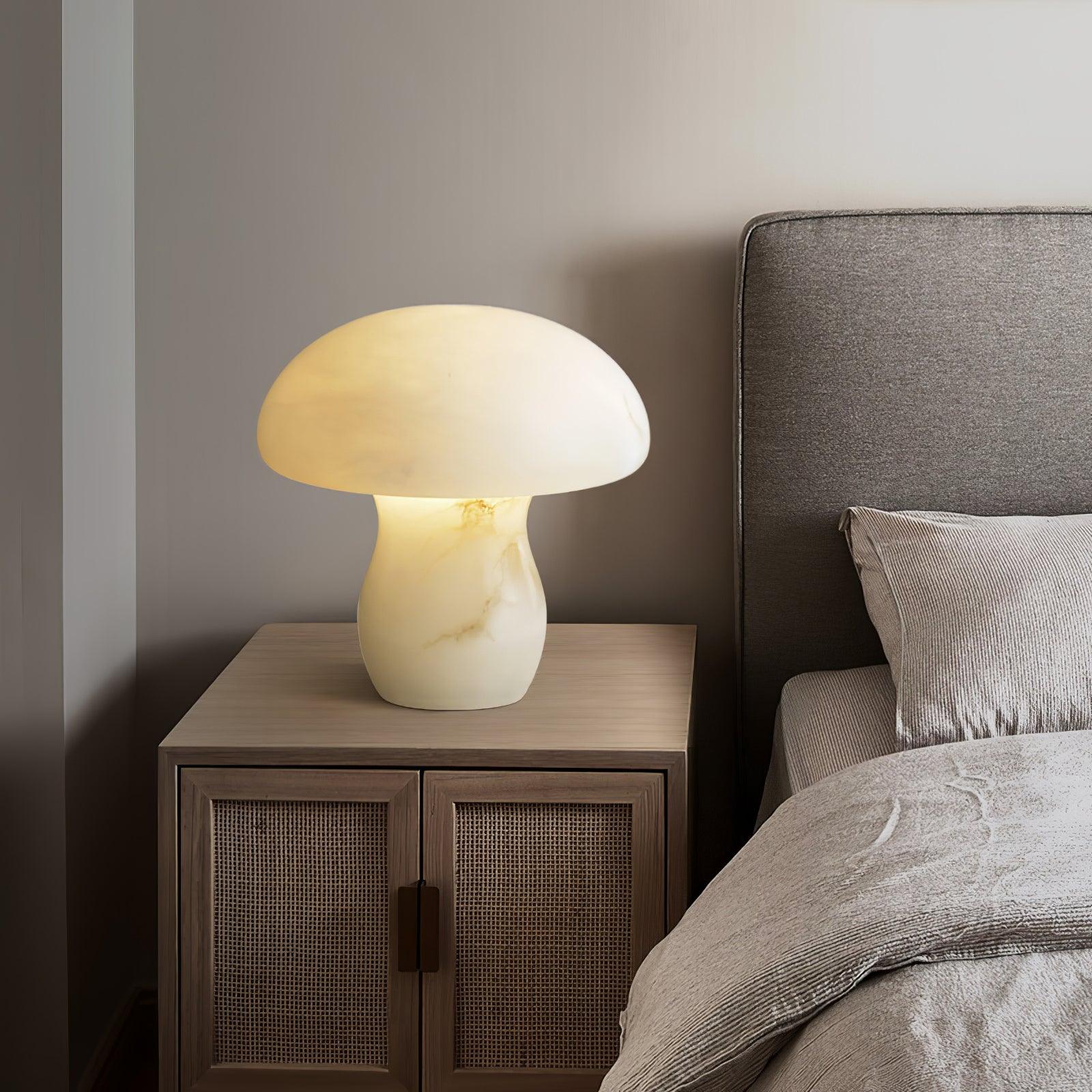 Alabaster Mushroom Table Lamp - Image 8