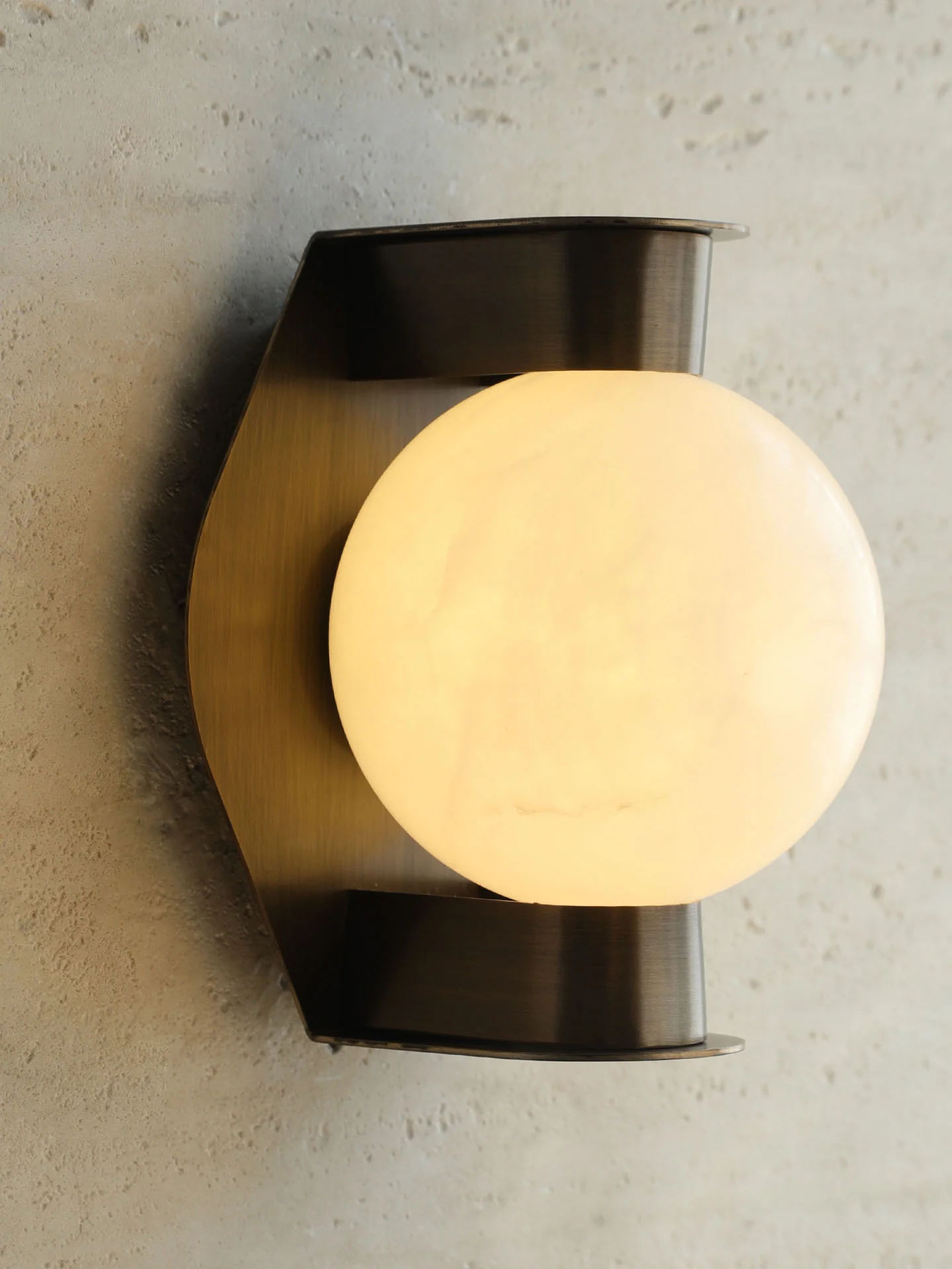 Alabaster Orb Alabaster Sconce - Image 15