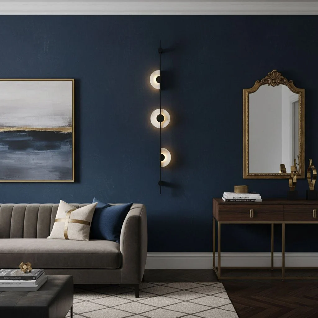 Alabaster Vertical Wall Sconce - Image 11