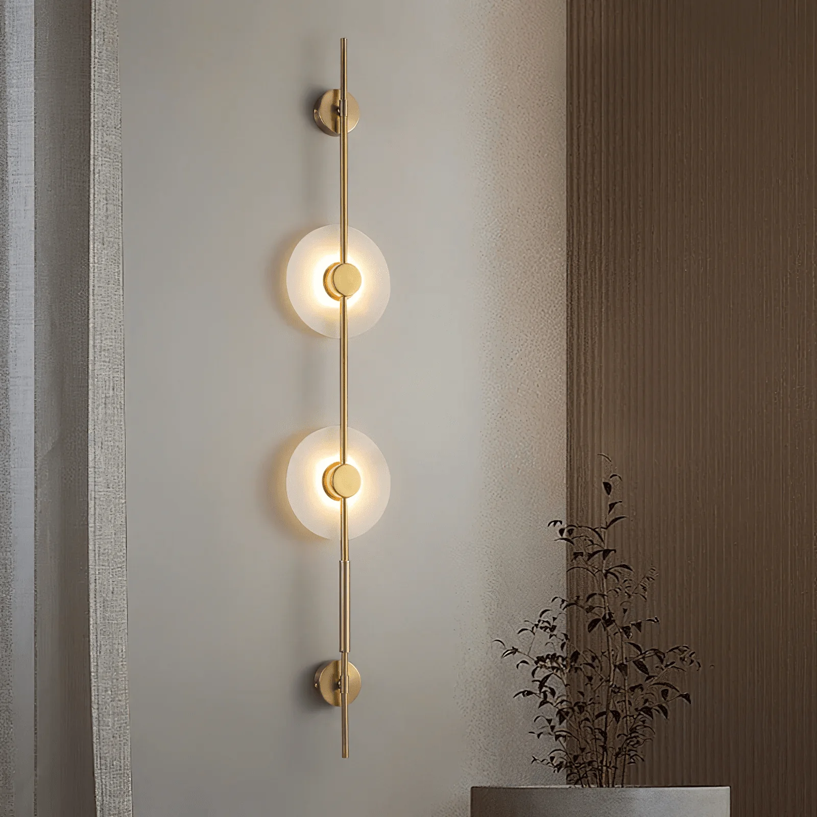 Alabaster Vertical Wall Sconce - Image 44