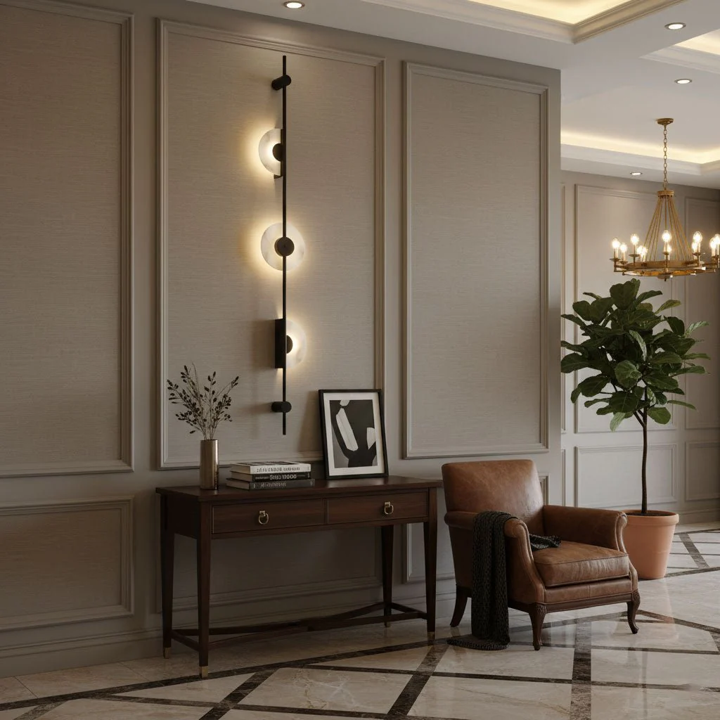 Alabaster Vertical Wall Sconce - Image 5