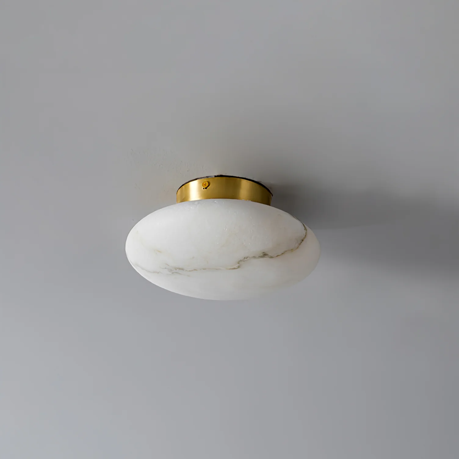 Alabaster Oval Ceiling Lamp - Image 12