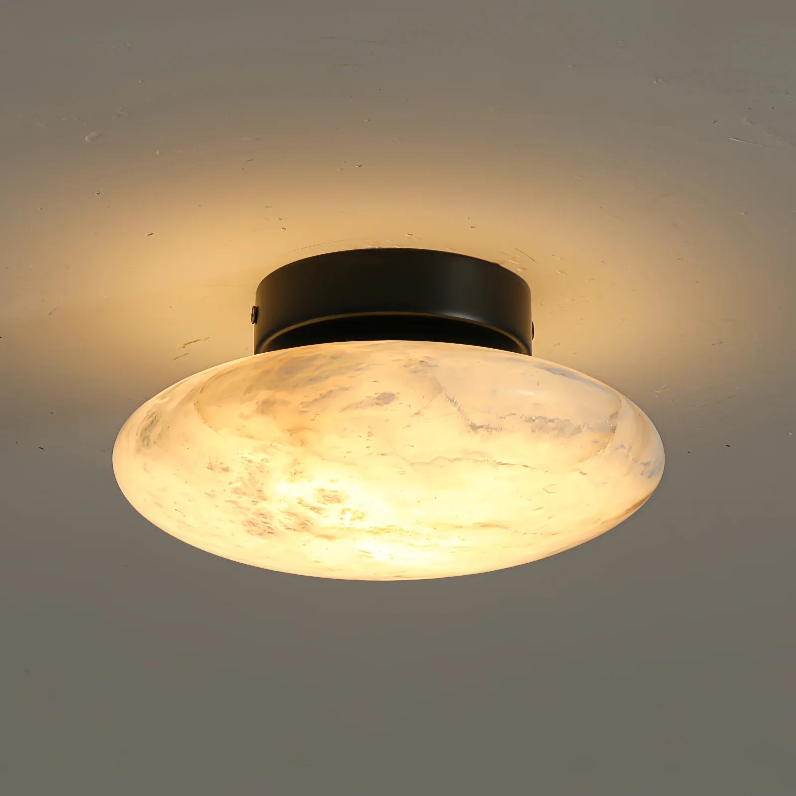 Alabaster Oval Ceiling Lamp - Image 28