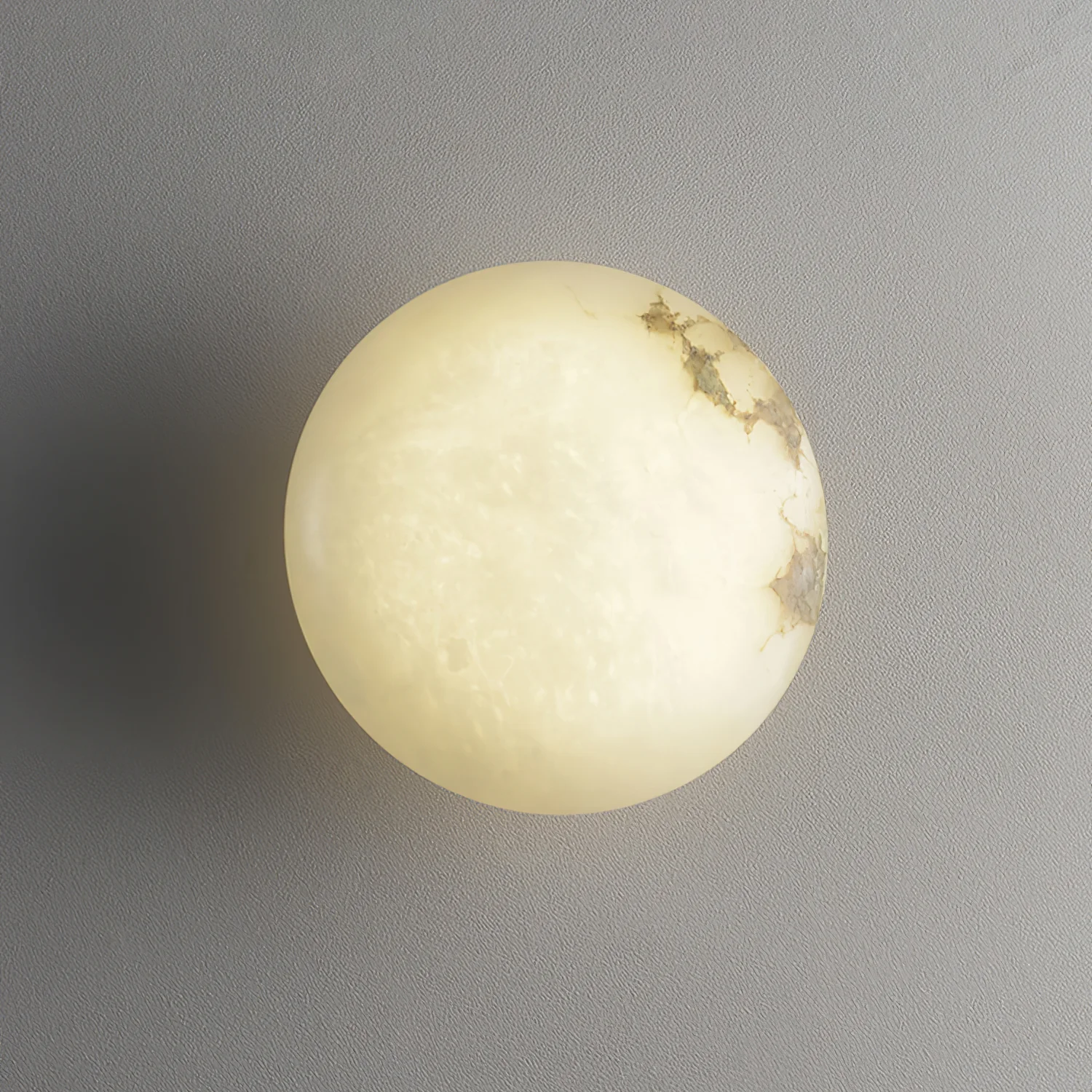Alabaster Oval Ceiling Lamp - Image 8