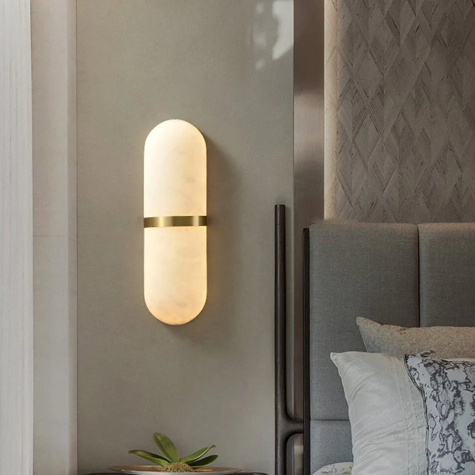 Alabaster Pill Wall Light - Image 16
