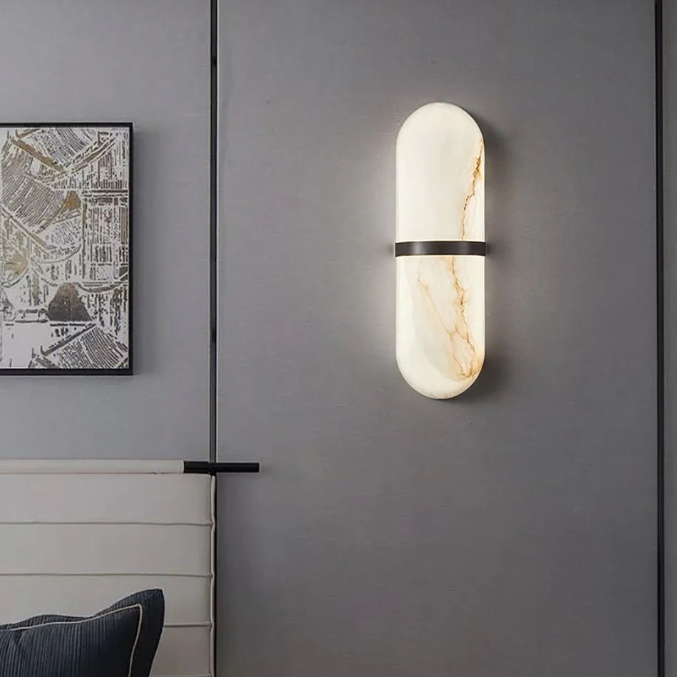 Alabaster Pill Wall Light - Image 17