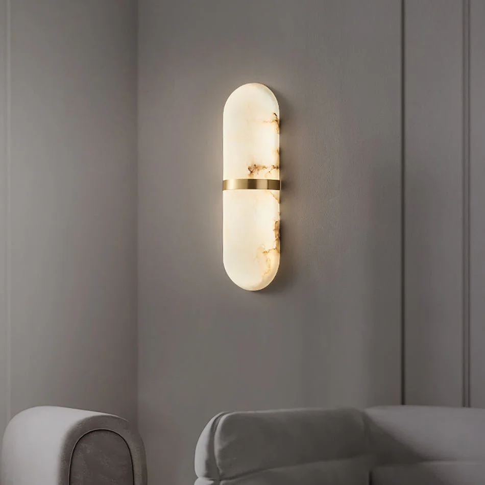 Alabaster Pill Wall Light - Image 18