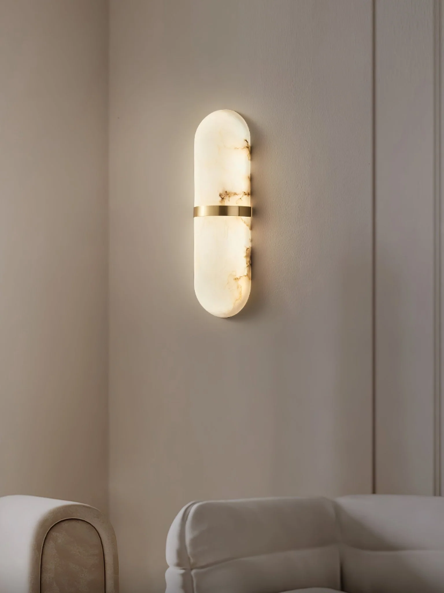 Alabaster Pill Wall Light - Image 22
