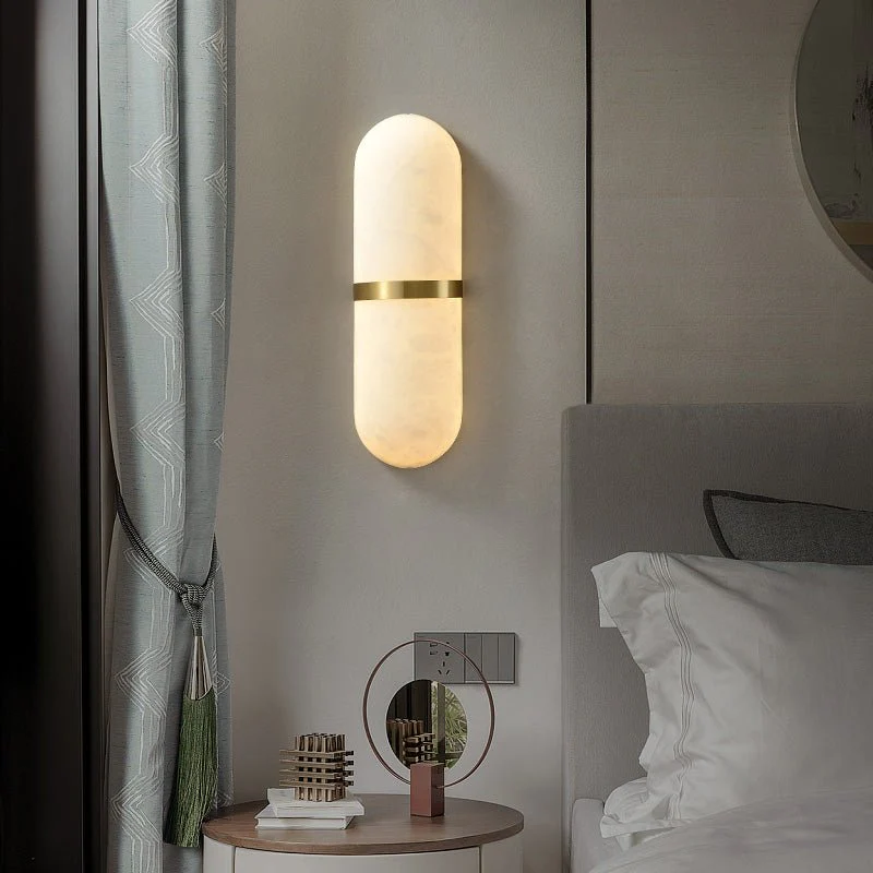 Alabaster Pill Wall Light - Image 3