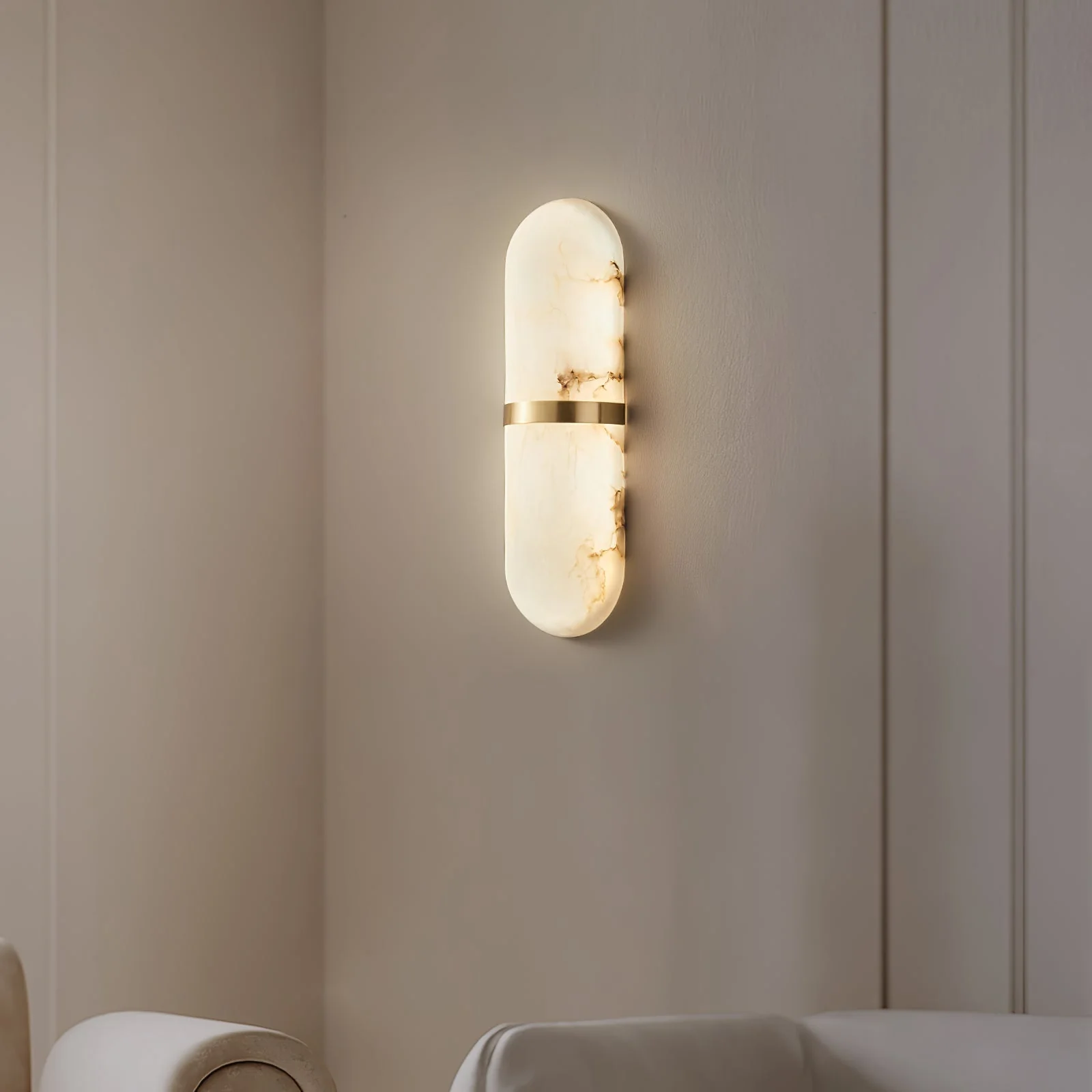 Alabaster Pill Wall Light - Image 33