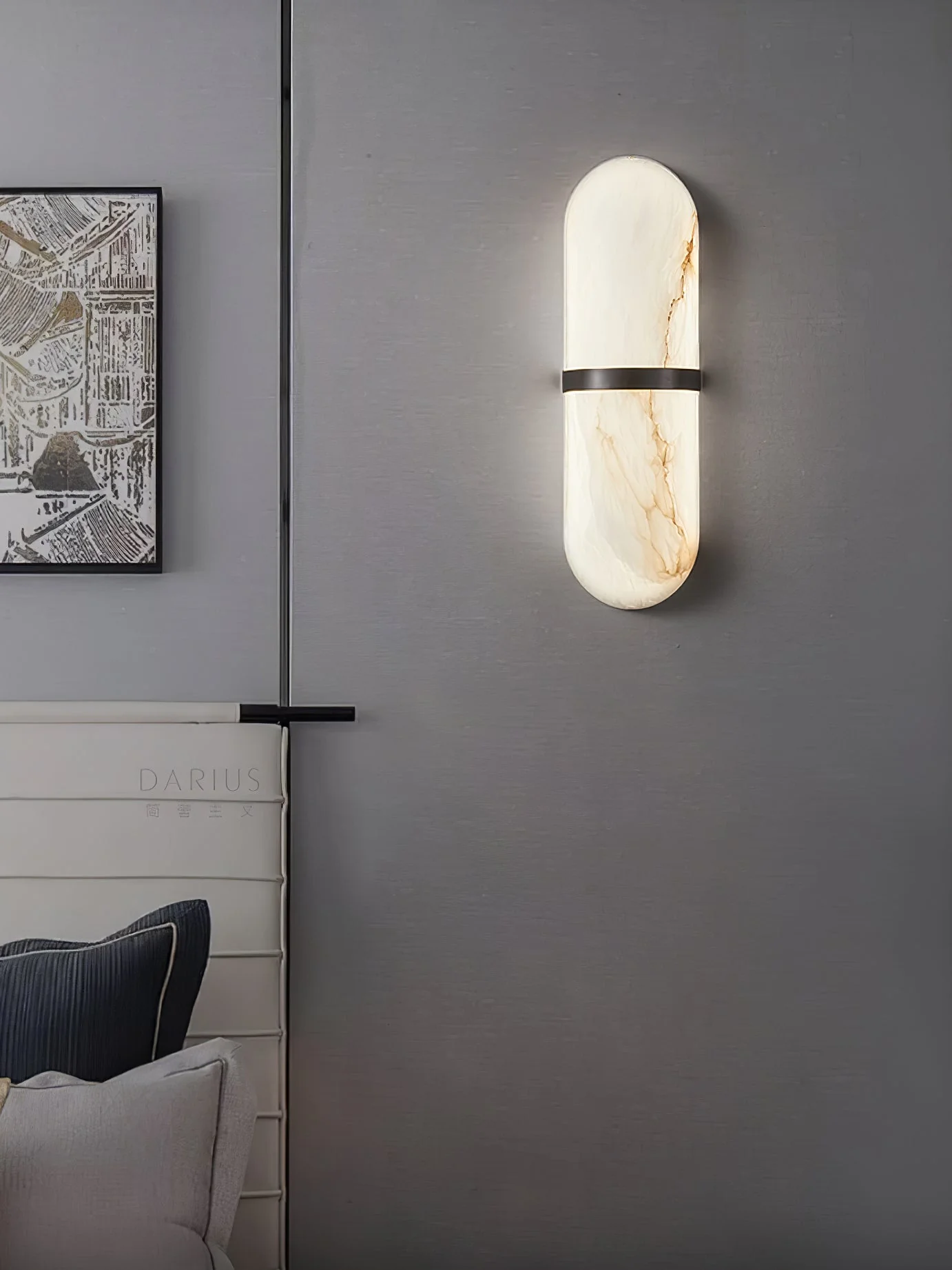 Alabaster Pill Wall Light - Image 41