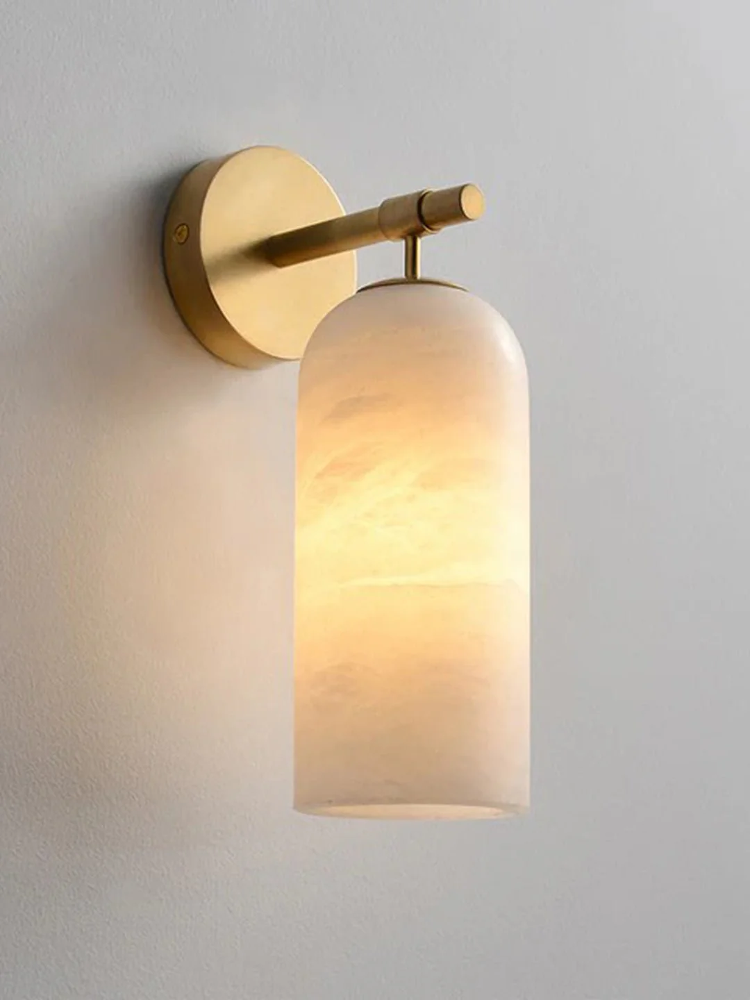 Pillar Alabaster Wall Sconce - Image 19