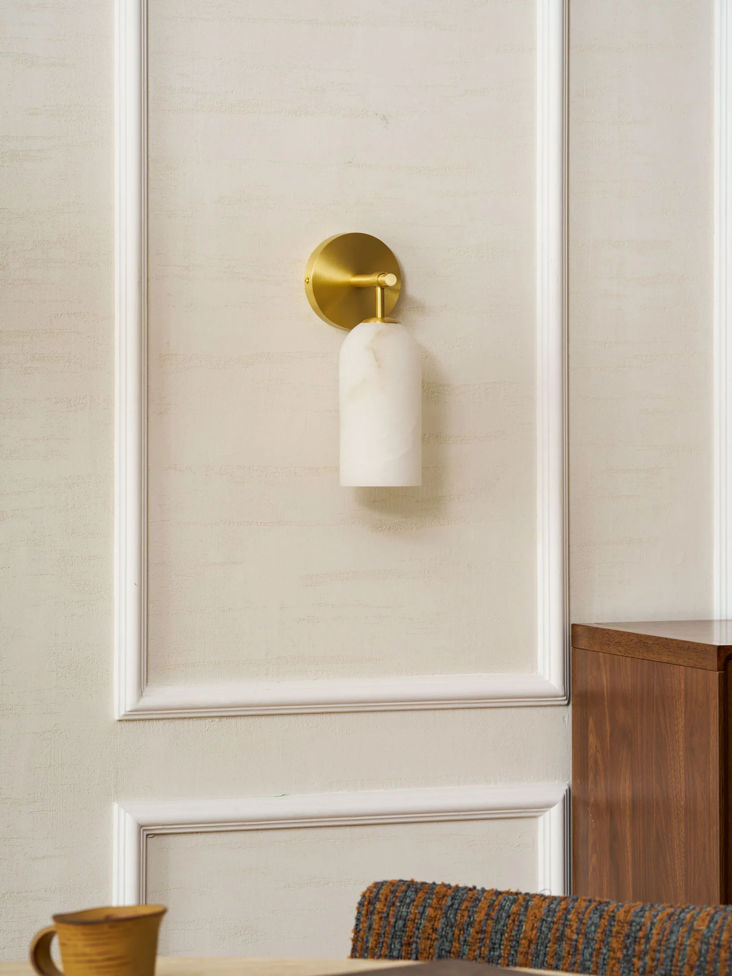 Pillar Alabaster Wall Sconce - Image 29