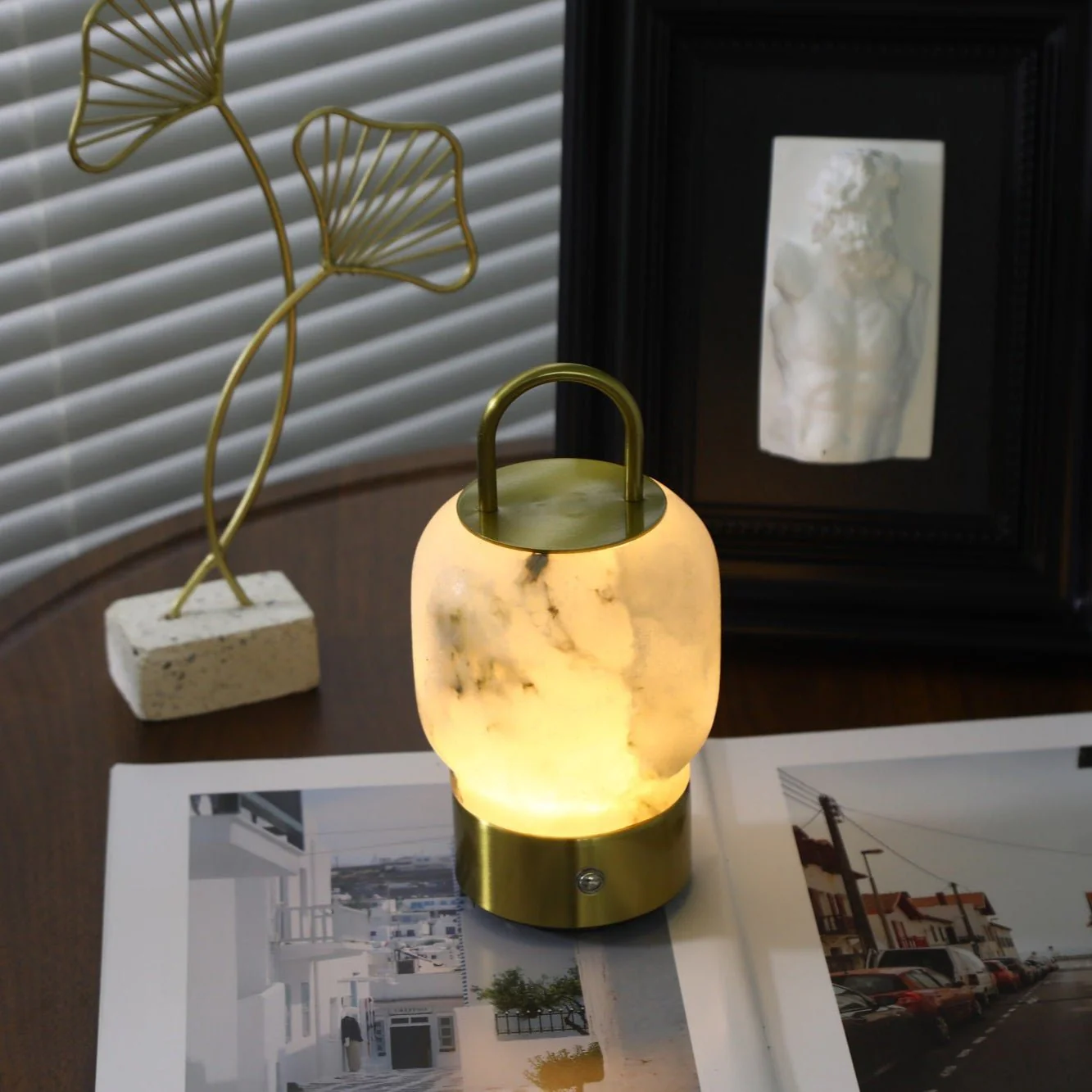 Alabaster Portable Rechargeable Table Lamp - Image 11