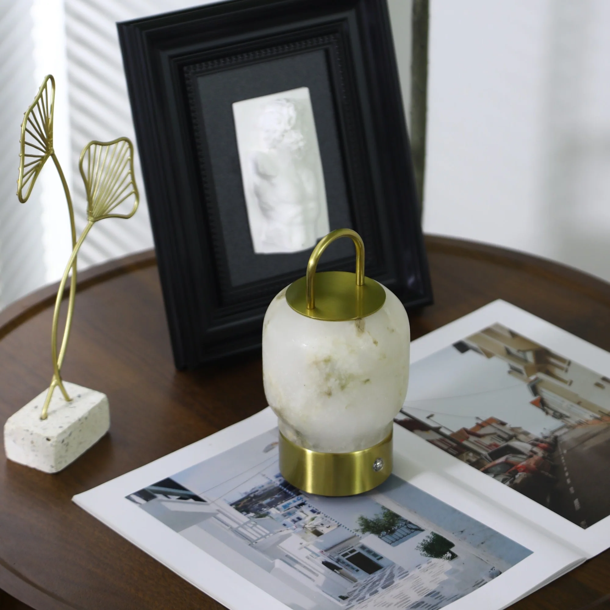 Alabaster Portable Rechargeable Table Lamp - Image 13
