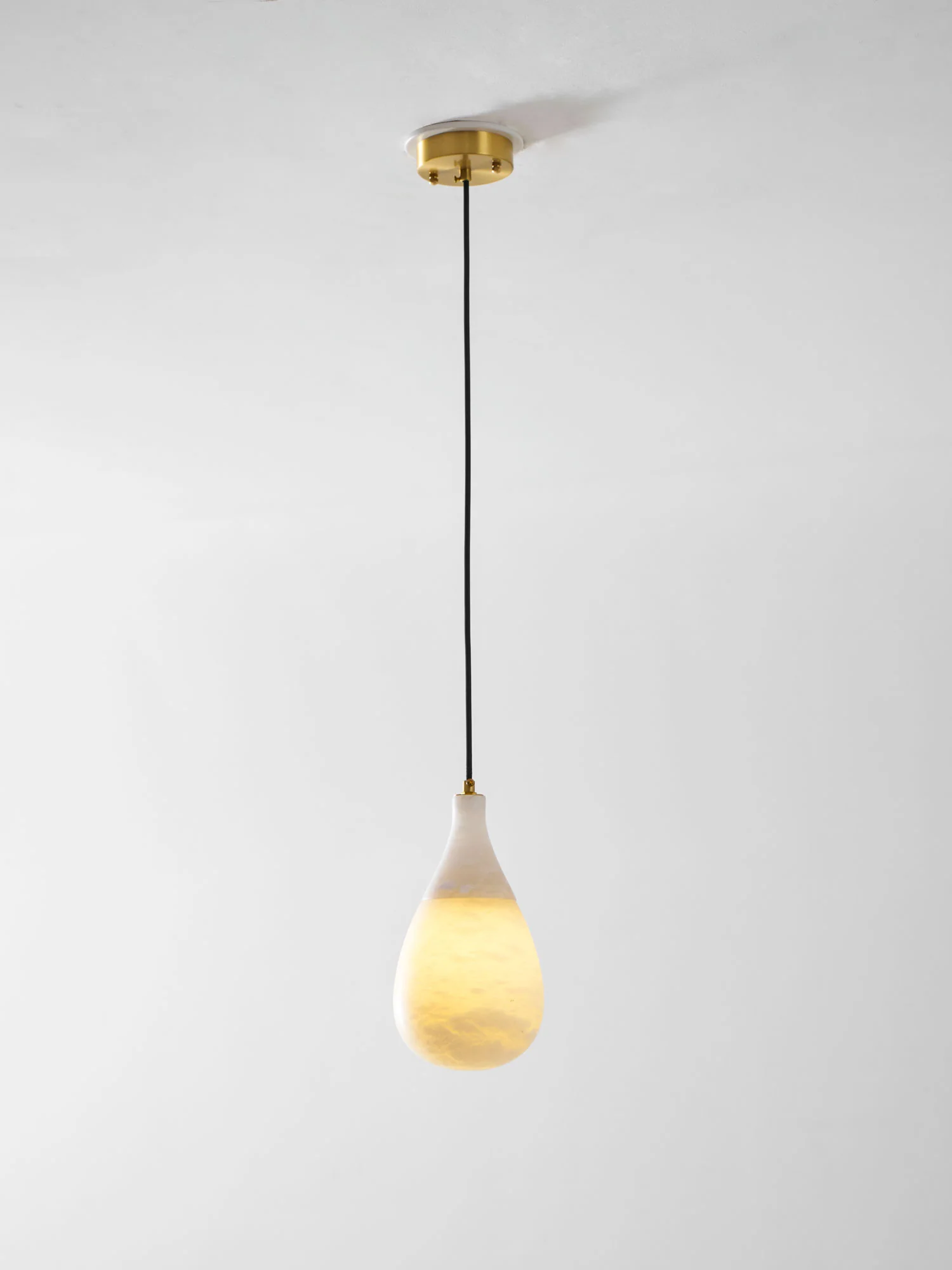 Alabaster Raindrop Pendant Light - Image 11