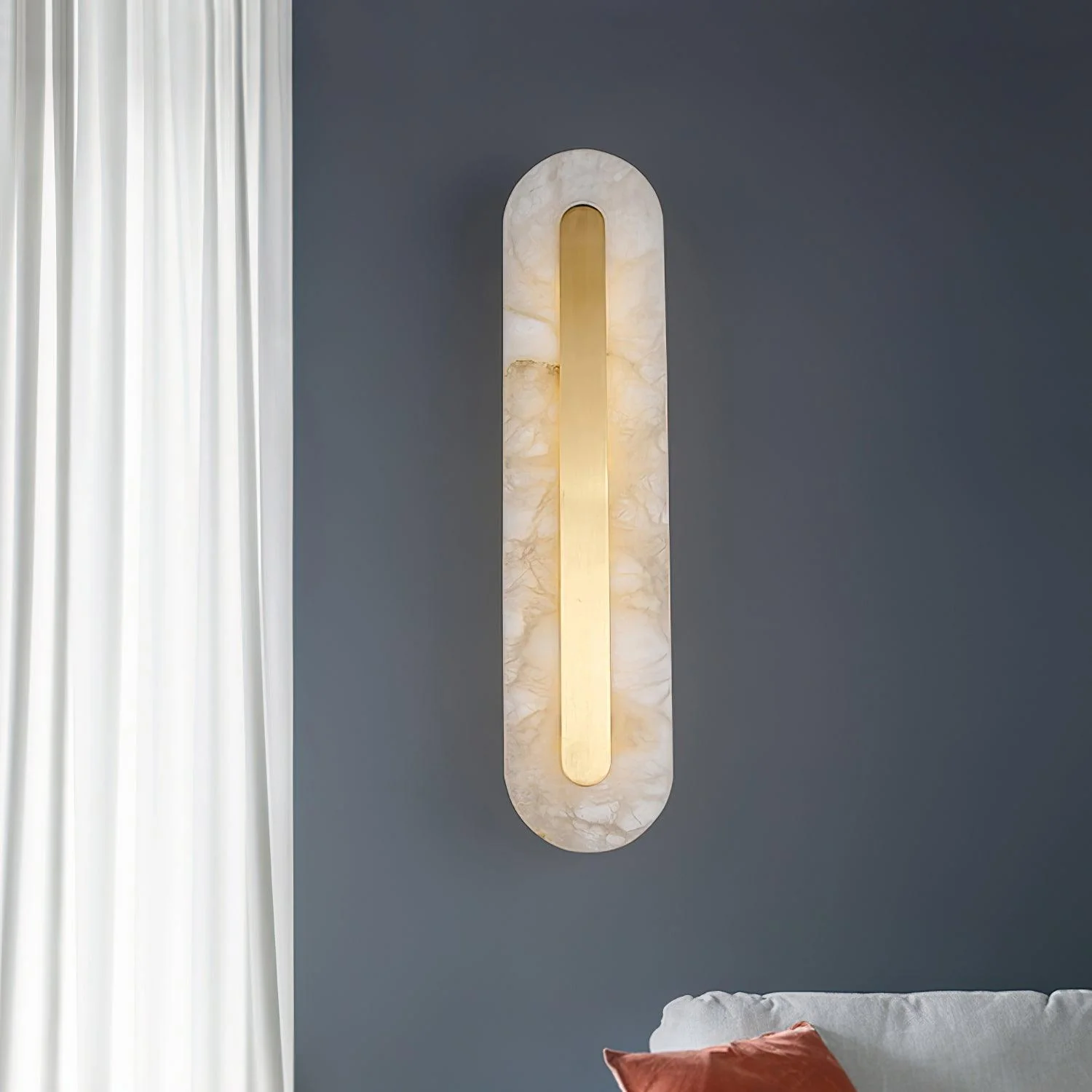 Alabaster Rounded Wall Light - Image 50