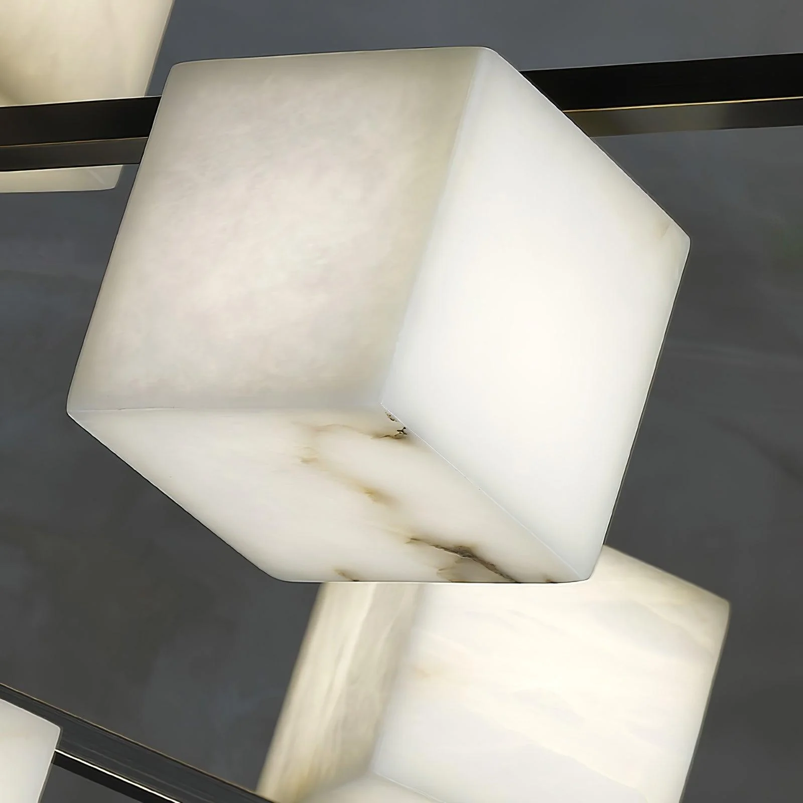 Alabaster Square Box Chandelier - Image 20