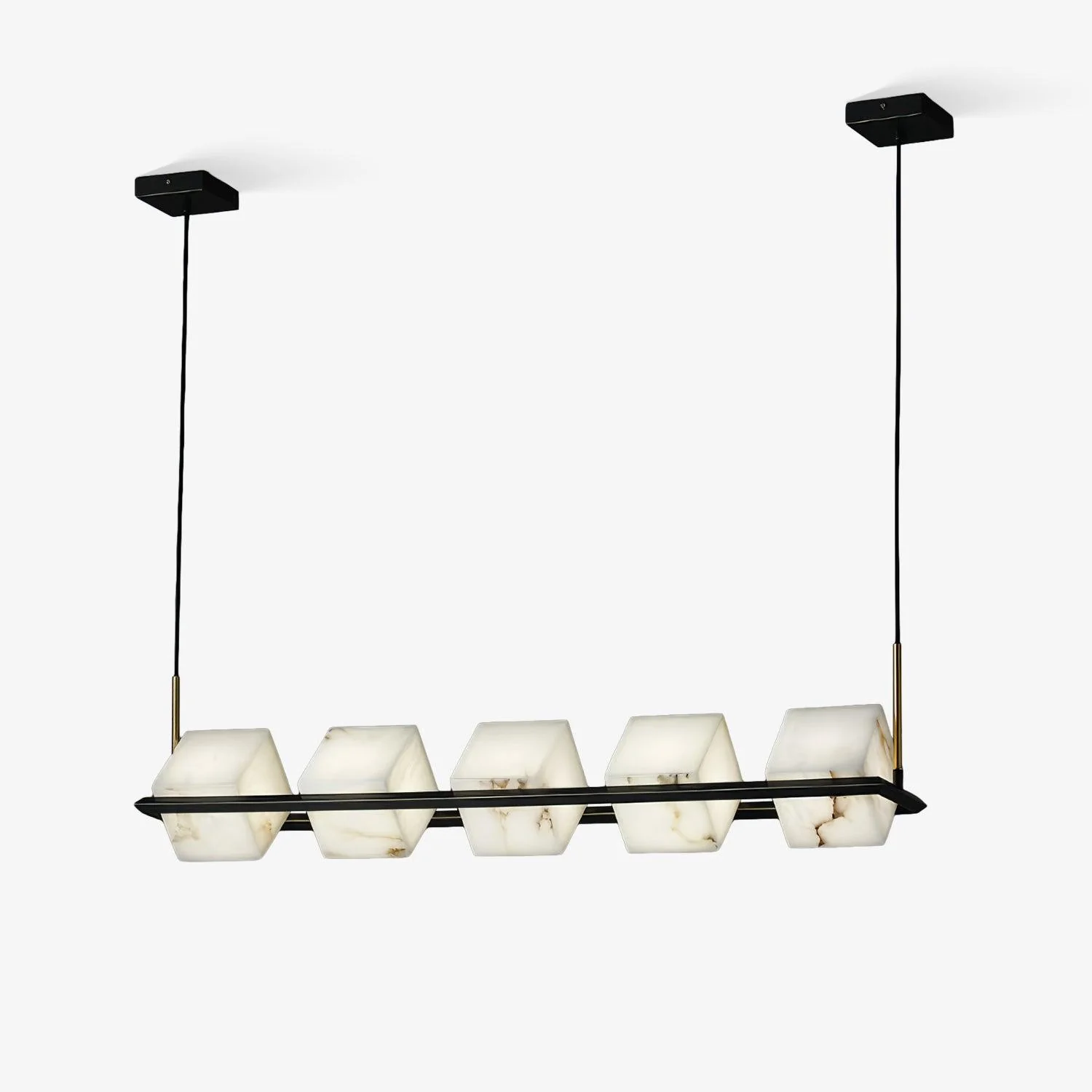 Alabaster Square Box Chandelier - Image 32