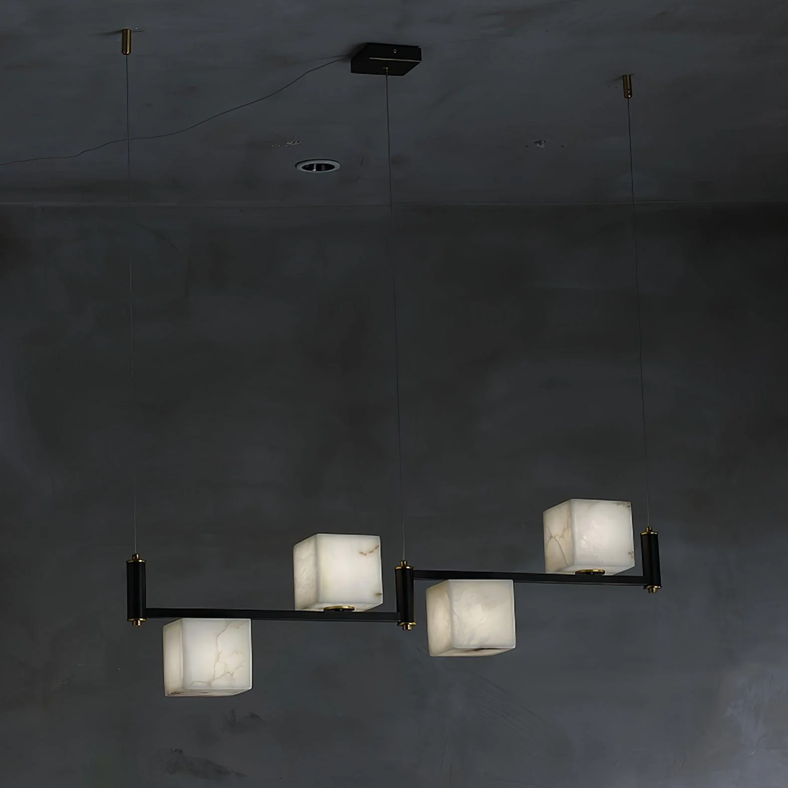 Alabaster Square Box Chandelier - Image 34