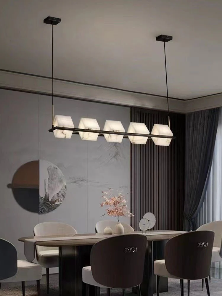 Alabaster Square Box Chandelier - Image 40