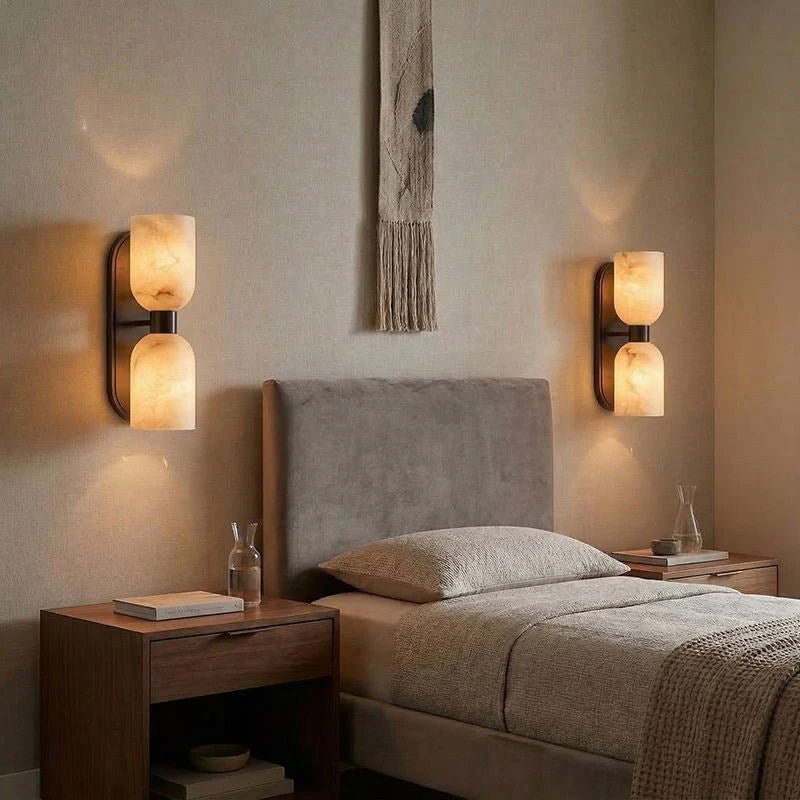 Alabaster Up-Down Wall Sconce - Image 10