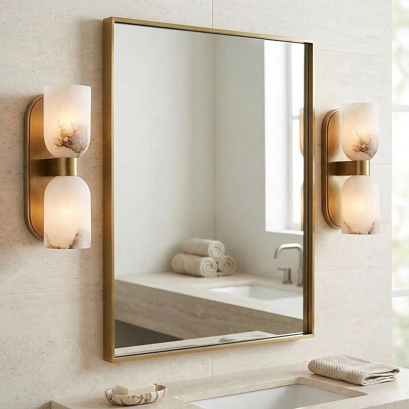 Alabaster Up-Down Wall Sconce - Image 2