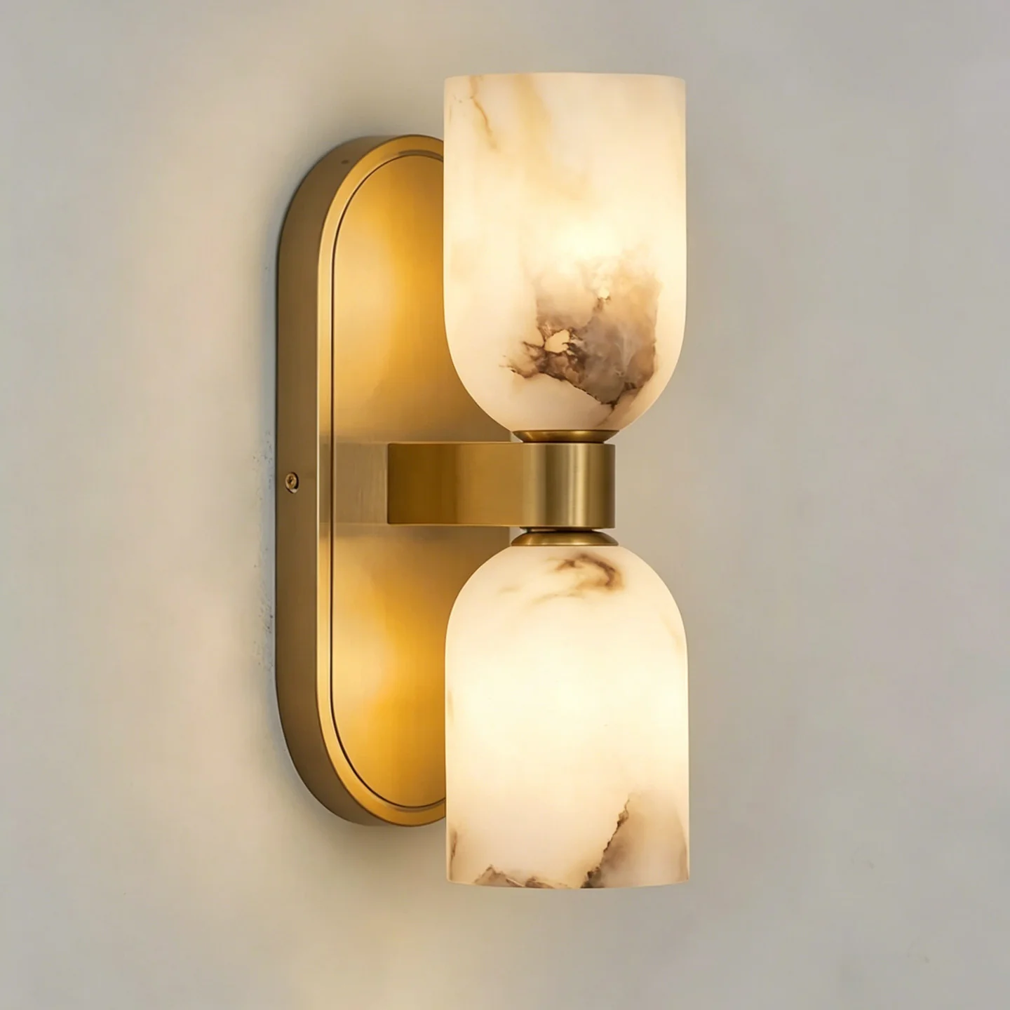 Alabaster Up-Down Wall Sconce - Image 8