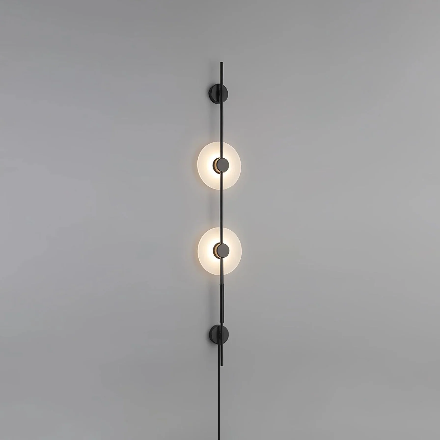 Alabaster Vertical Plug-in Wall Sconce - Image 14