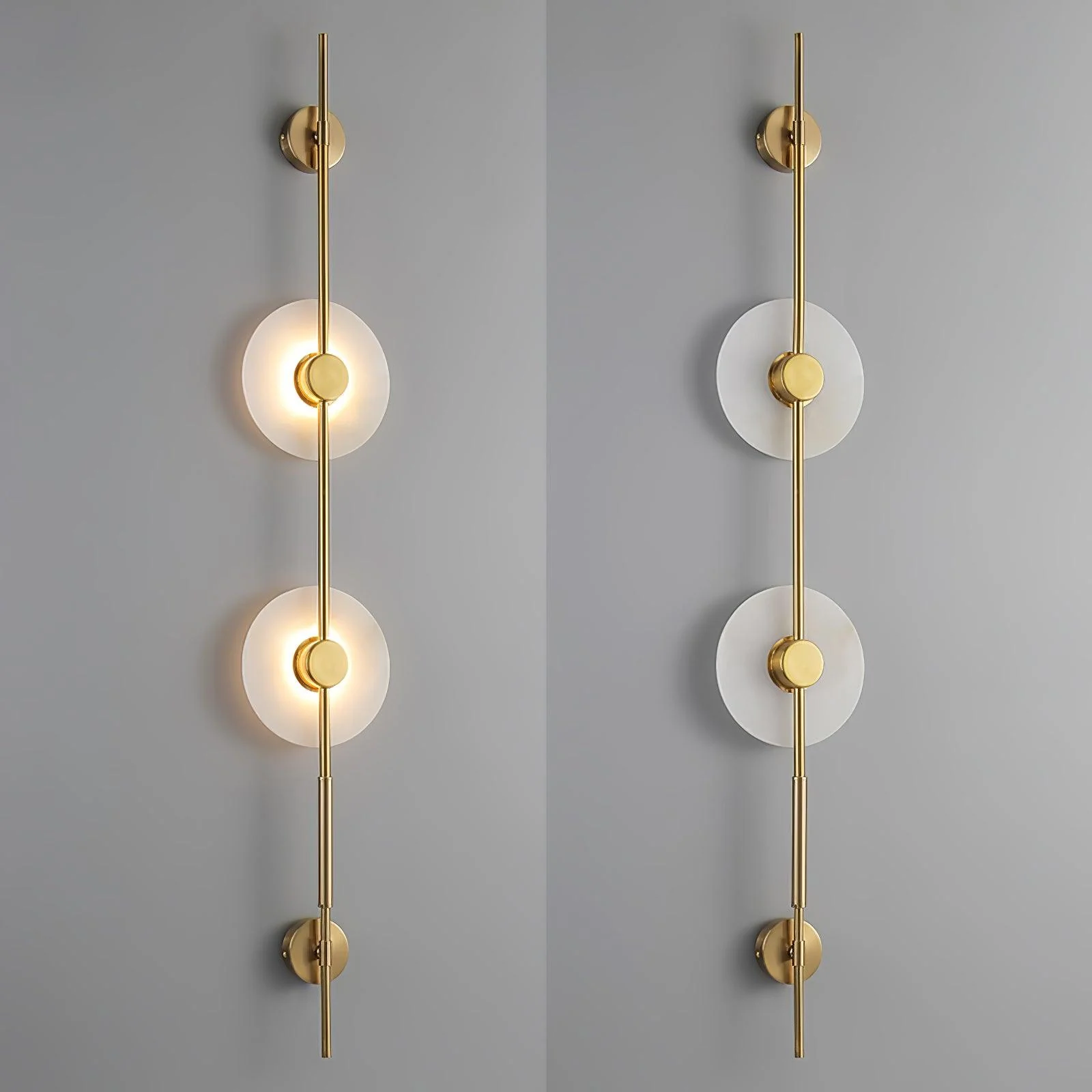 Alabaster Vertical Wall Sconce - Image 25