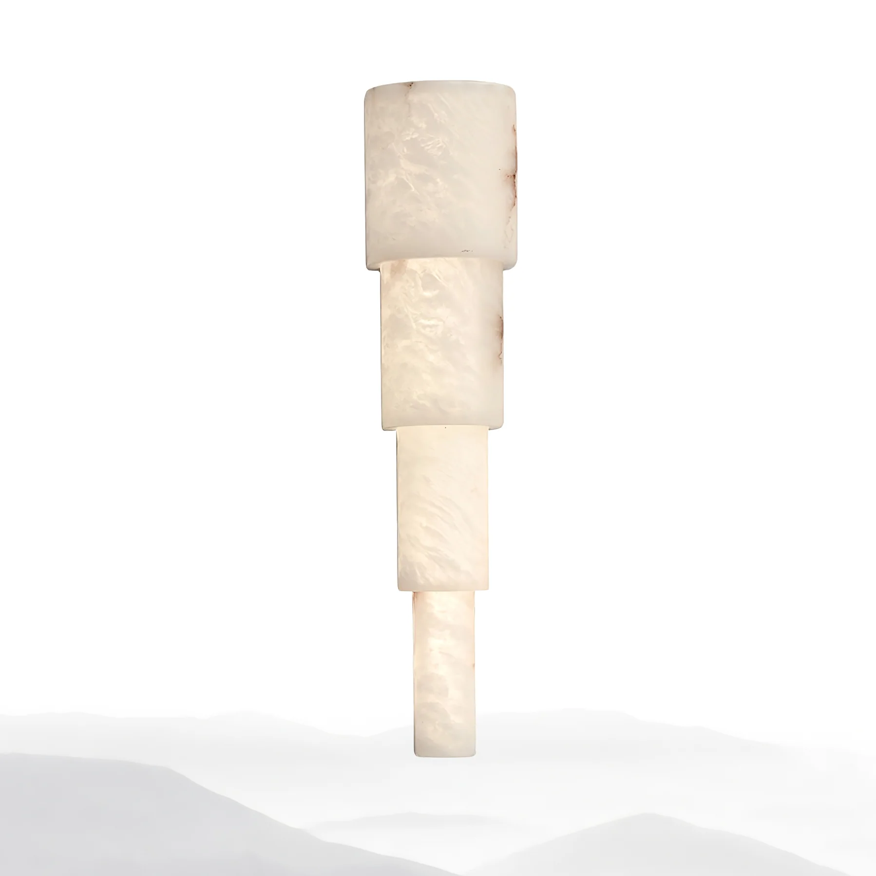 Alba Cascade Alabaster Wall Sconce - Image 15