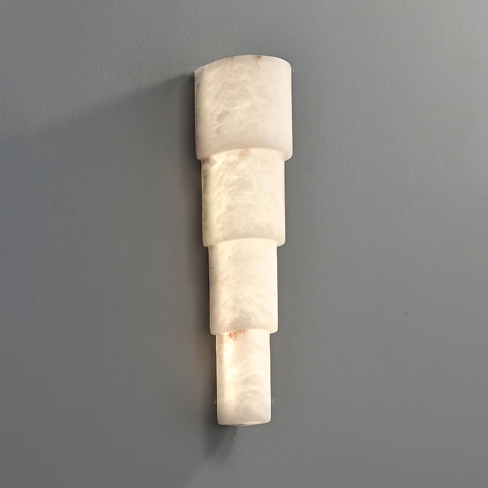 Alba Cascade Alabaster Wall Sconce - Image 7